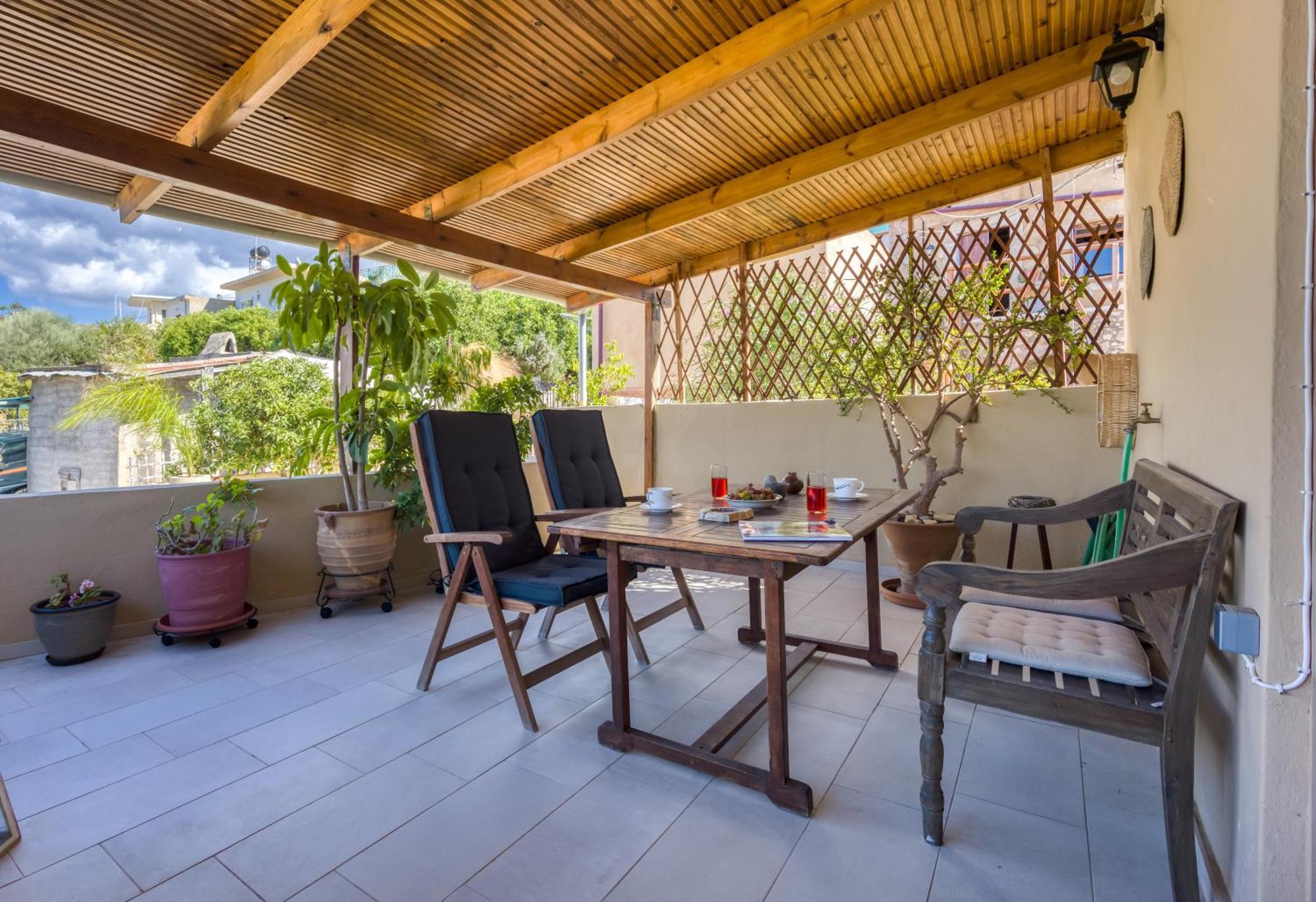 Serenity View - Traditional Village Apartment Kouses Esterno foto